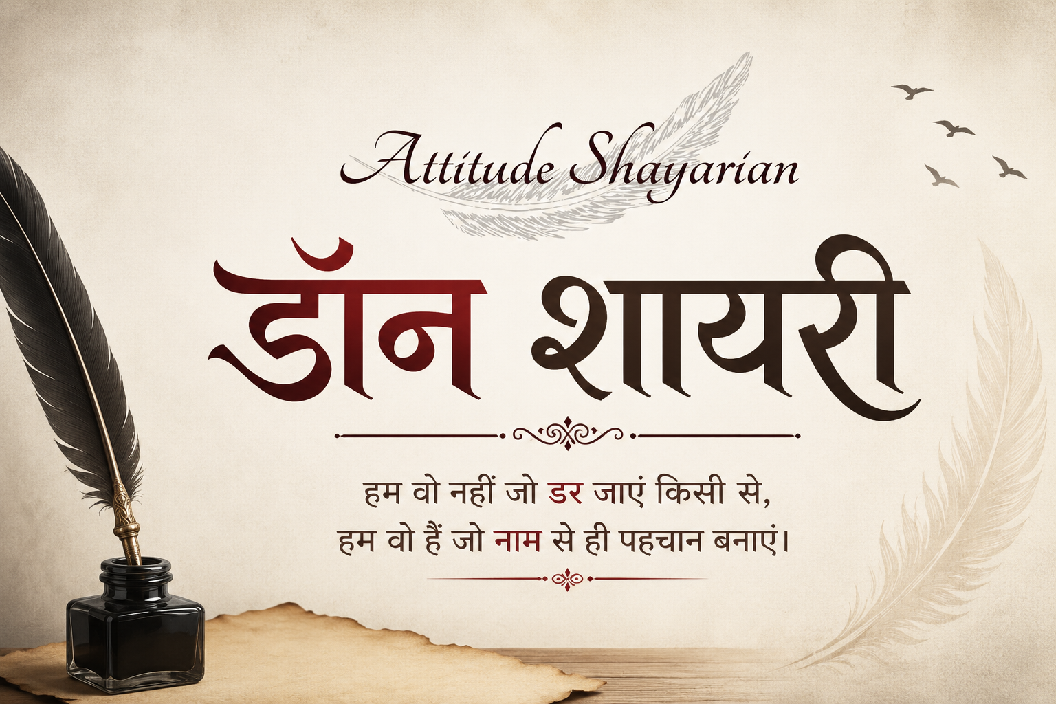Don Shayari in Hindi
